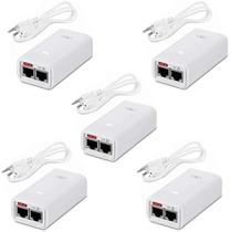 Injetor Giga 24Vdc Poe Ui 24 12W G Wh 5P Br 5Pack Ubiquiti