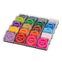 Ink Pad Stamps Partner Lsushine Craft 20 cores para crianças Ink Pad Stamps Partner Lsushine Craft 20 cores para crianças