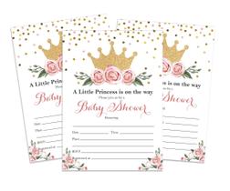 Inkdotpot 30 Cartões de Chá Revelação de Gênero Princesa para Preencher - Inkdotpot Inkdotpot 30 Cartões de Chá Revelação de Gênero Princesa para Preencher - Inkdotpot