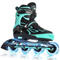Inline Skates 2PM SPORTS Vinal Flashing All Wheels Light Up Inline Skates 2PM SPORTS Vinal Flashing All Wheels Light Up