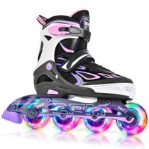 Inline Skates 2PM SPORTS Vinal para meninas, meninos, crianças, 5-8, 8-12 Inline Skates 2PM SPORTS Vinal para meninas, meninos, crianças, 5-8, 8-12