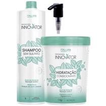 Innovator - Shampoo sem Sulfato1L + Hidratação 1Kg Reposição Lipídica