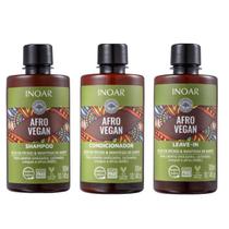 Inoar Afro Vegan - Kit 3 Produtos 300ml