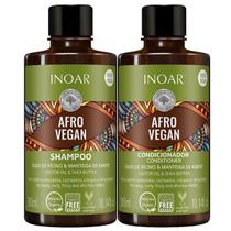 Inoar Afro Vegan - Shampoo e Condicionador 300ml