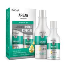 Inoar Argan Infusion Hidratação Shampoo 500ml e Condicionador 250ml Inoar Argan Infusion Hidratação Shampoo 500ml e Condicionador 250ml