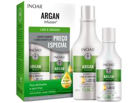 Inoar Argan Infusion Liso e Sedoso Shampoo 500ml e Condicionador 250ml Inoar Argan Infusion Liso e Sedoso Shampoo 500ml e Condicionador 250ml