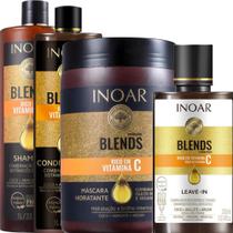 Inoar Blends Kit Sh 1l, Cond 1l, Masc 1kg, Leave-in 300ml