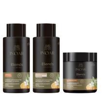 Inoar Blends Shampoo e Condicionador 800 ml e Máscara 500 g