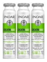 Inoar Cicatrifios Super Ampola Tratamento Capilar 3x45ml Inoar Cicatrifios Super Ampola Tratamento Capilar 3x45ml