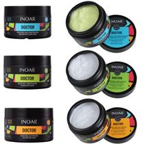 Inoar Doctor - Hidratação + Reconstrução + Nutrição - Kit Máscaras 250g Inoar Doctor - Hidratação + Reconstrução + Nutrição - Kit Máscaras 250g