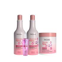 Inoar Glycolic Force Kit Hidratação 4 Produtos Inoar Glycolic Force Kit Hidratação 4 Produtos