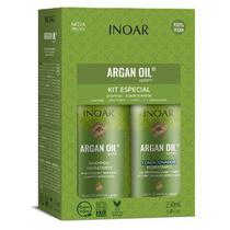 Inoar Kit Argan Oil - Shampoo e Condicionador 250ml