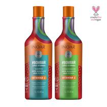 Inoar Kit Bombar Shampoo 1L + Condicionador 1L