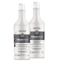 Inoar Kit Força e Brilho Shampoo 1l e Condicionador 800ml