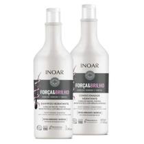 Inoar Kit Força e Brilho Shampoo 1l e Condicionador 800ml
