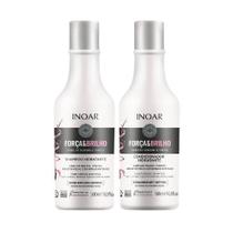 Inoar Kit Shampoo + Condicionador 500ml Força e Brilho Inoar Kit Shampoo + Condicionador 500ml Força e Brilho