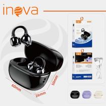 INOVA Fone de Ouvido Bluetooth 5.4 com Toque Digital, Cancelamento de Ruído ANC e Autonomia de 72H E