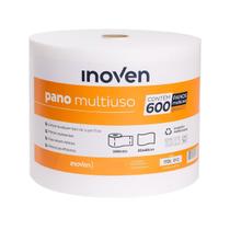 Inoven Pano Multiuso Tipo Perfex Limpeza Picotado Rolo 240 Metros - 20cm x 40cm Com 600 Panos - Inoven Pano Multiuso Tipo Perfex Limpeza Picotado Rolo 240 Metros - 20cm x 40cm Com 600 Panos -