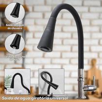 Inox Prata Torneira com chuveiro com rotação de 360 Cozinha Luxo Parede Promoção Estilo:Estilo C