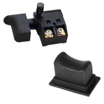Inrerruptor Botão (Gatilho) + Capa Protetora Para Ferramentas Serra Mármore Makita 4100NH