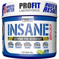 Insane Explosion Extreme Pre-Workout - 200g Limão - ProFit Insane Explosion Extreme Pre-Workout - 200g Limão - ProFit