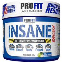 Insane Explosion Extreme Pre-Workout - 200g Maçã Verde - Profit - PROFIT LABORATÓRIO