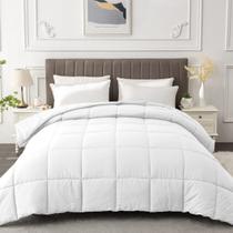 Inserção de edredom MATBEBY Queen All Season White