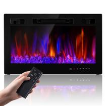 Inserção de lareira elétrica Realsmart 1500W 30cm montada na parede