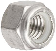 Inserção de nylon de aço inoxidável Nuts Hillman 1/2-13, pacote com 25 Inserção de nylon de aço inoxidável Nuts Hillman 1/2-13, pacote com 25