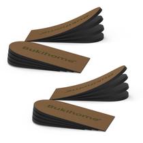 Inserção de sapato Bukihome ajustável de 1 polegada, elevador de salto, 2 pares Inserção de sapato Bukihome ajustável de 1 polegada, elevador de salto, 2 pares