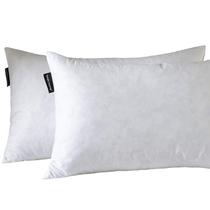 Inserção de travesseiro básica para casa, 16x26 cm, penas e penugem oblongas Inserção de travesseiro básica para casa, 16x26 cm, penas e penugem oblongas