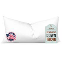 Inserção de travesseiro Pillowflex Synthetic Down 40x100cm Inserção de travesseiro Pillowflex Synthetic Down 40x100cm
