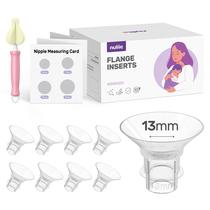 Inserções de flange de bomba de mama Nuliie 13 mm para flange de 24 mm, 8 unidades Inserções de flange de bomba de mama Nuliie 13 mm para flange de 24 mm, 8 unidades