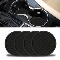 Inserções De Silicone Antiderrapantes Para Porta-Copos De Carro, 4 Peças, Ajuste Universal Para a Inserções De Silicone Antiderrapantes Para Porta-Copos De Carro, 4 Peças, Ajuste Universal Para a