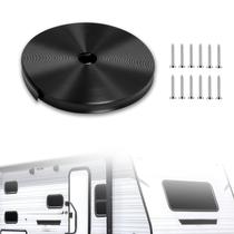 Inserto de acabamento em vinil RV Podoy 2,5 cm x 23 m preto com parafusos