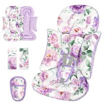 Inserto de assento de carro infantil HNHUAMING Soft Head Body Support roxo