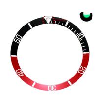 Inserto De Cerâmica De 37mm Para Bezel De Relógio Rolex Submariner Ghost GMT - Peça Para Caixa De Inserto De Cerâmica De 37mm Para Bezel De Relógio Rolex Submariner Ghost GMT - Peça Para Caixa De