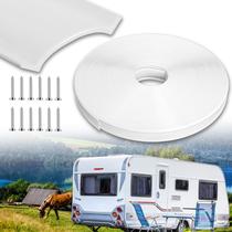 Inserto de Moldura de Vinilo para RV de 30 metros con Tornillos Blanco para RV, Camper Inserto de Moldura de Vinilo para RV de 30 metros con Tornillos Blanco para RV, Camper
