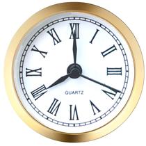 Inserto de Relógio Mini HILLHOME 6 cm com Aro Dourado e Mostrador Romano Inserto de Relógio Mini HILLHOME 6 cm com Aro Dourado e Mostrador Romano