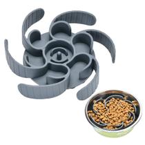 Inserto para comedouro lento para cães XIAOZHIHUI em silicone cinza