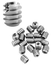 Inserto roscado QWORK em aço inoxidável, pacote com 20, 8-32, 9,5 mm