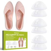 Insertos Arch Support Bukihome para fascite plantar, 3 pares