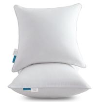 Insertos de almofada Oubonun 22 x 22 cm (conjunto de 2) brancos