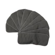 Insertos De Carvão Ativado Para Fraldas De Bebê 2+2 Camadas 4 5 8 10PCS Forros De Fralda De Tecido