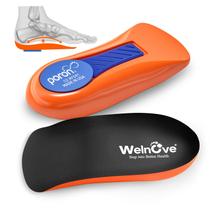 Insertos de suporte de calcanhar Welnove Premium para fascite plantar