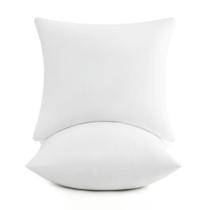 Insertos de travesseiro de penugem de 18 x 18 cm, quadrado totalmente fofo, conjunto de 2 Insertos de travesseiro de penugem de 18 x 18 cm, quadrado totalmente fofo, conjunto de 2