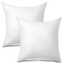 Insertos de travesseiro raajsee 16x16, conjunto de 2 firmes e fofos Insertos de travesseiro raajsee 16x16, conjunto de 2 firmes e fofos