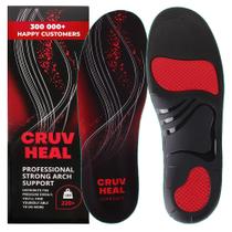 Insertos ortopédicos para calçados CRUVHEAL Fascite plantar 100kg+ Insertos ortopédicos para calçados CRUVHEAL Fascite plantar 100kg+
