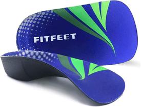 Insertos ortopédicos RooRuns FitFeet, suporte de arco de 3/4 de comprimento