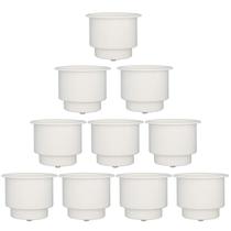Insertos para Porta Vasos Yuanhe de Plástico Blanco para Barco, Coche, Marina, y Vehículo Recreativo